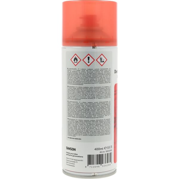 Simson - smeermiddel dry lube derailleur spray 400ml