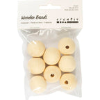 Creativ Company - Creativ Company Https://www.cchobby.nl/houten-kraal-d-25-mm-gatgrootte-4-5-mm-8-stuk-1-doos