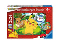 Ravensburger - puzzel pikachu en zijn vrienden - legpuzzel - 2x24 stukjes