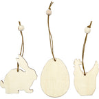 Creativ Company - Creativ Company Https://www.cchobby.nl/houten-decoraties-konijn-ei-kip-afm-6-cm-dikte-3-mm-9-stuk-1-doos