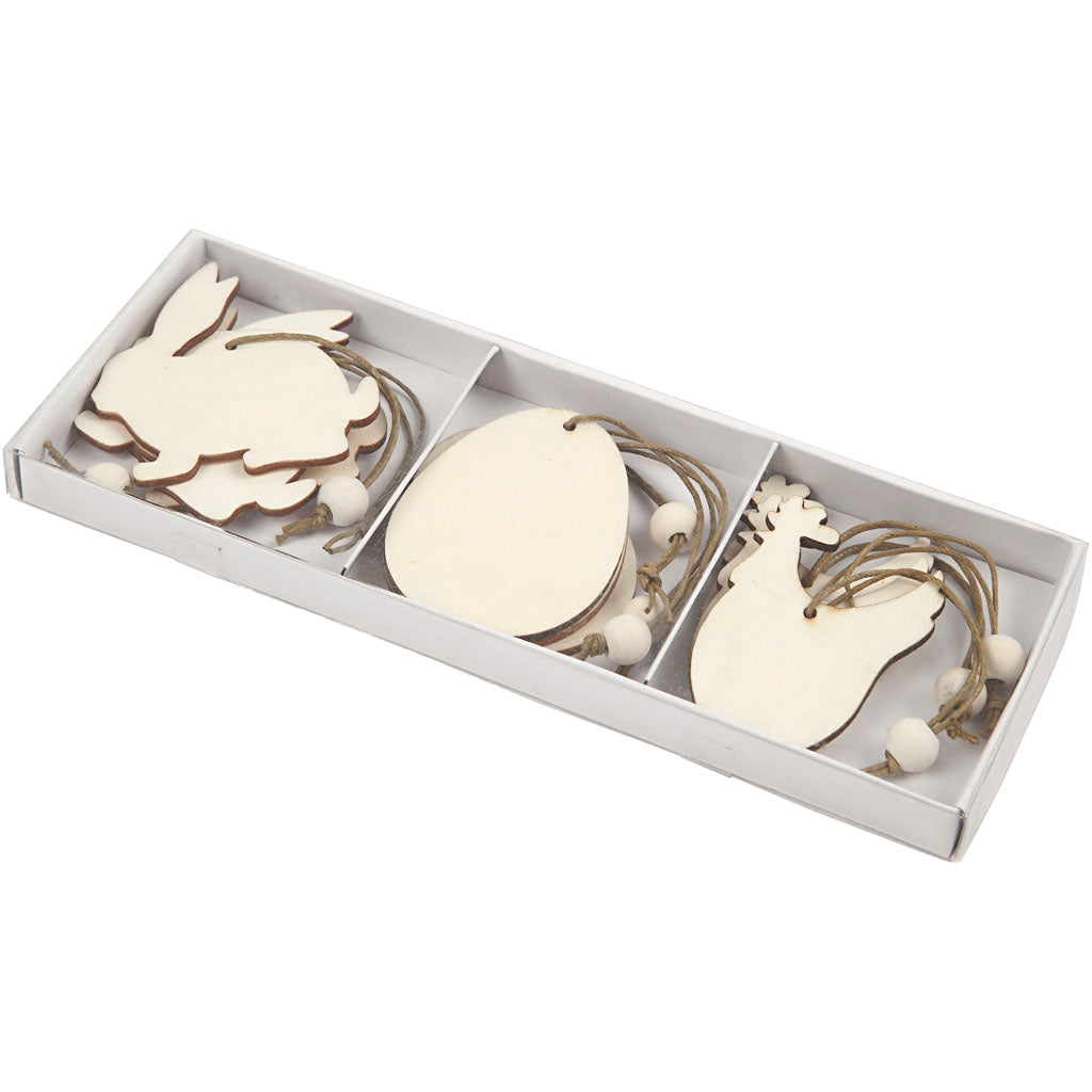 Creativ Company - Creativ Company Https://www.cchobby.nl/houten-decoraties-konijn-ei-kip-afm-6-cm-dikte-3-mm-9-stuk-1-doos
