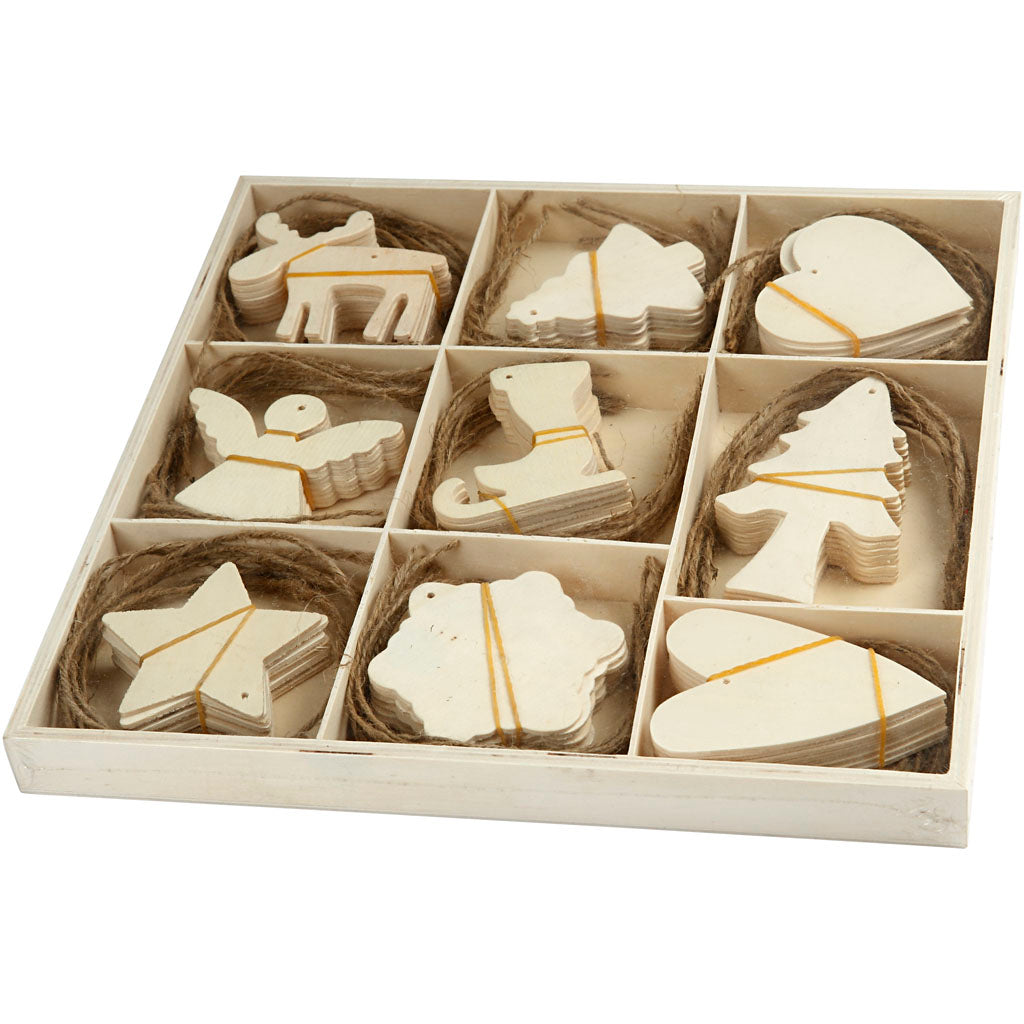 Creativ Company - Creativ Company Https://www.cchobby.nl/houten-decoraties-kerst-afm-7-8-cm-72-stuk-1-doos