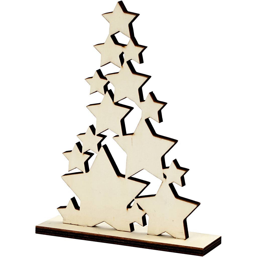 Creativ Company - Creativ Company Https://www.cchobby.nl/kerstboom-h-19-6-cm-d-4-cm-b-14-7-cm-1-stuk