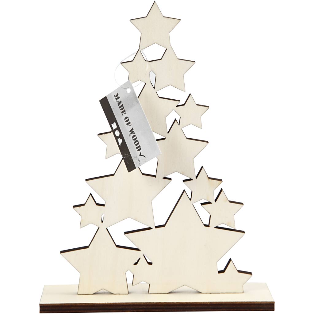 Creativ Company - Creativ Company Https://www.cchobby.nl/kerstboom-h-19-6-cm-d-4-cm-b-14-7-cm-1-stuk