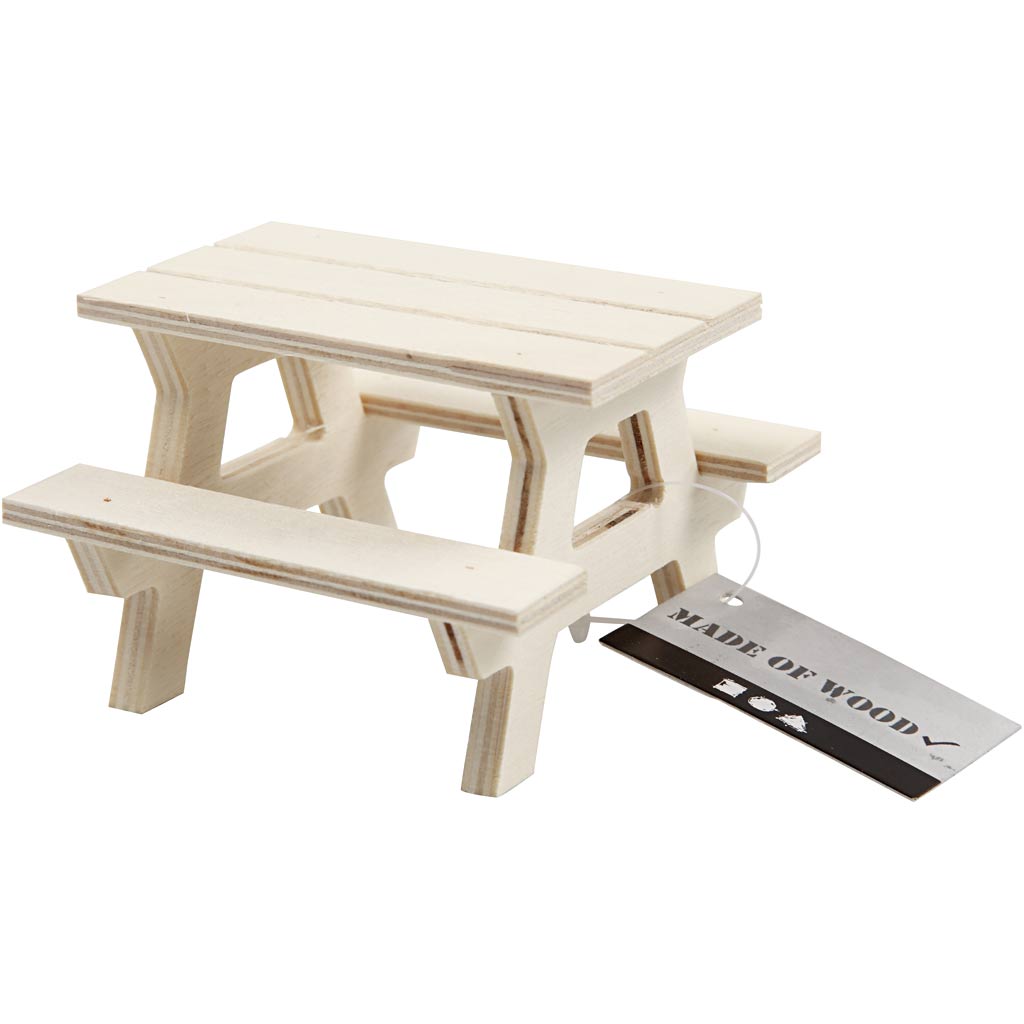 Creativ Company - Creativ Company Https://www.cchobby.nl/picknickbank-h-5-5-cm-l-8-cm-b-8-cm-1-stuk