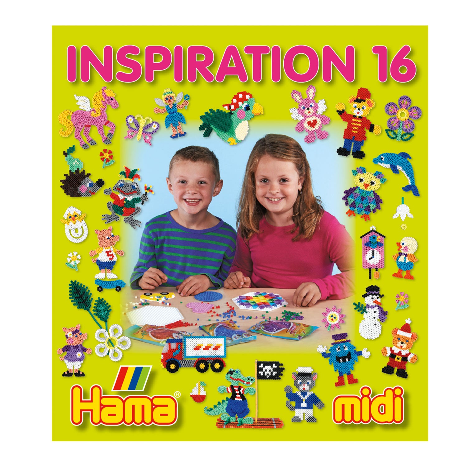 Hama midi strijkkralen inspiratieboekje, nr. 16