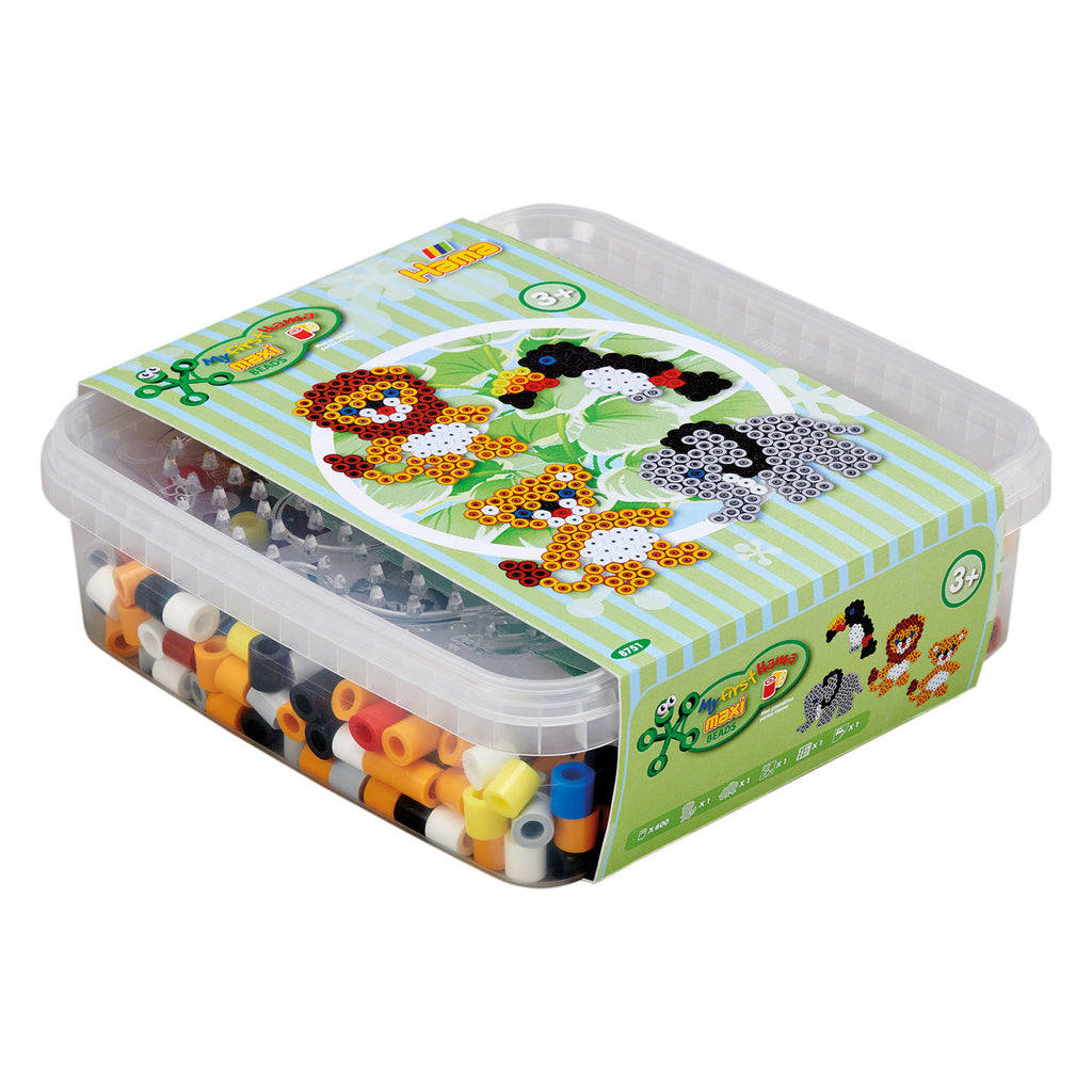 Hama - Hama maxi strijkkralenset - wilde dieren 600st.