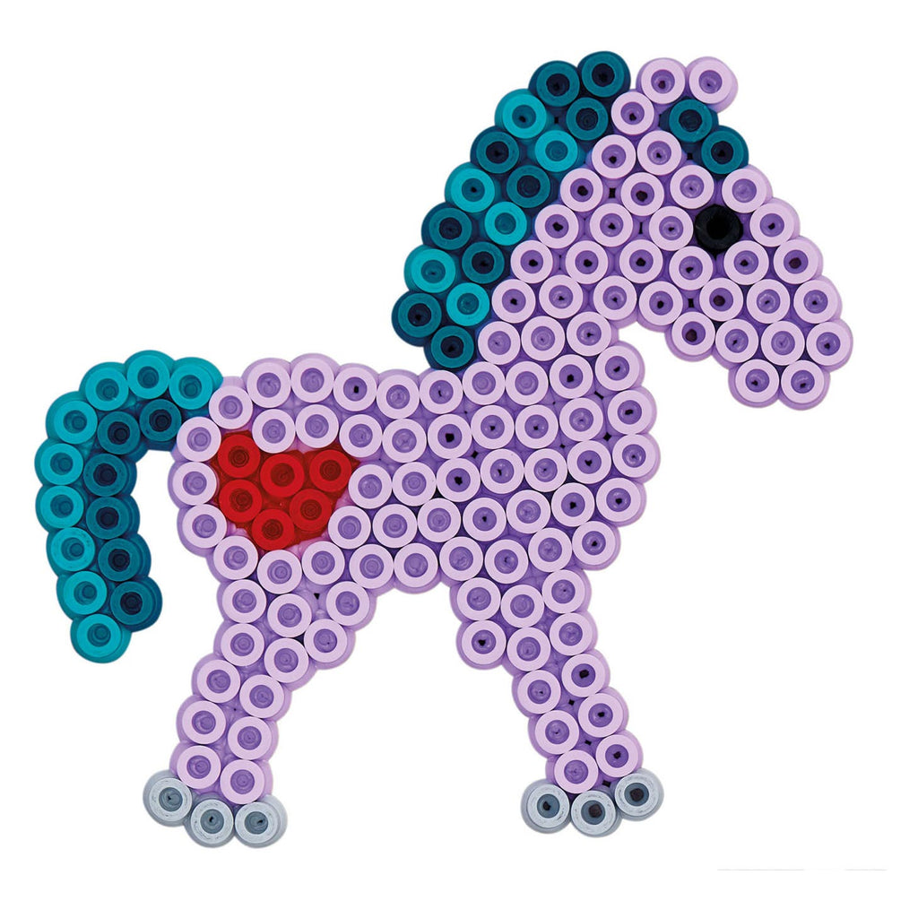 Hama - Hama strijkkralen paarden en prinses met 4 grondplaten 3000 stuks