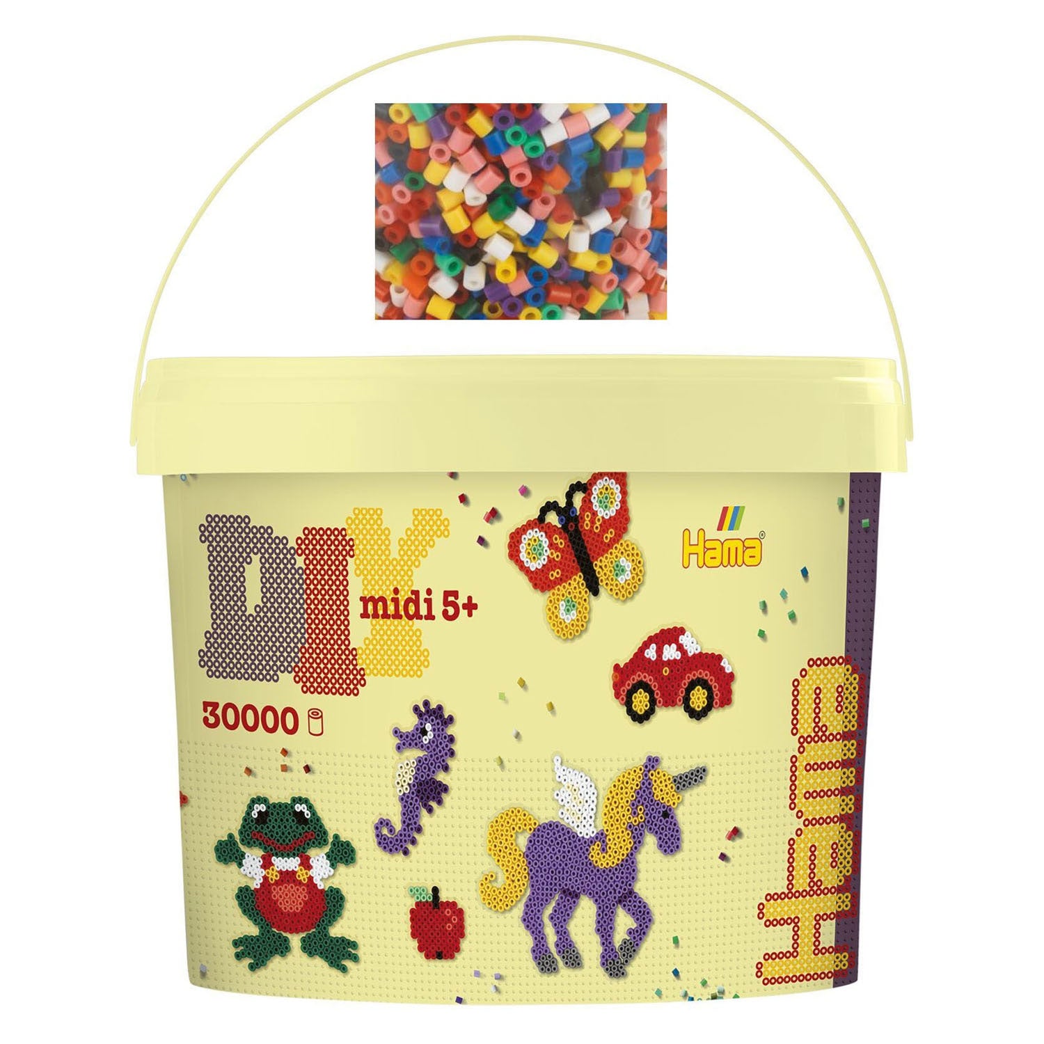 Hama - Hama midi strijkkralen in emmer 30.000st.