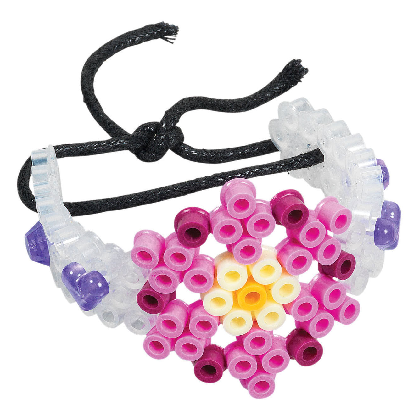 Hama midi strijkkralenset sieraden maken paars, 2400st.