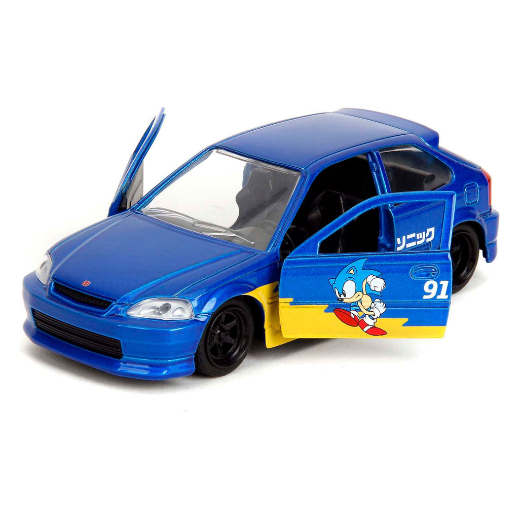 Jada Toys - Jada Toys Jada sonic 1997 honda civic type-r 1:33