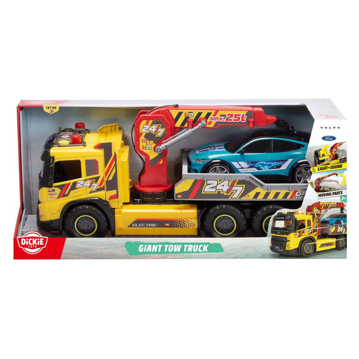 Dickie toys - speelgoedvoertuig - takelwagen met licht en geluid