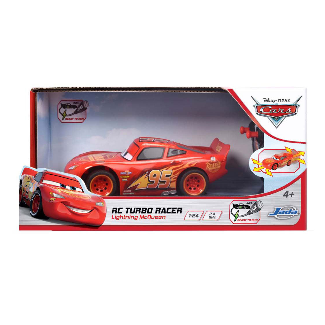Dickie - Dickie rc cars 3 lightning mcqueen turbo racer