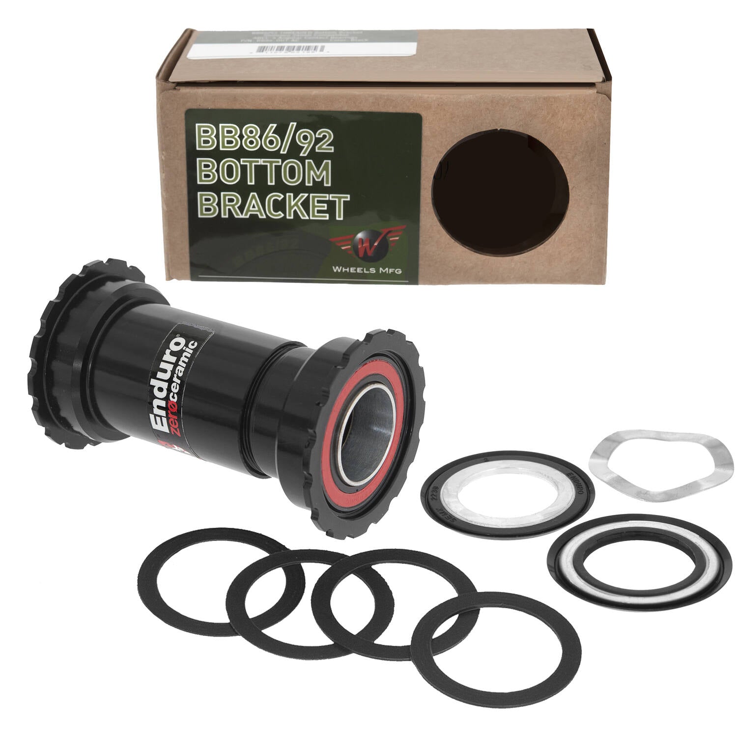 Wheels manufacturing wheels mfg - trapas pressfit bb86 92 sram zero ceramic zwart