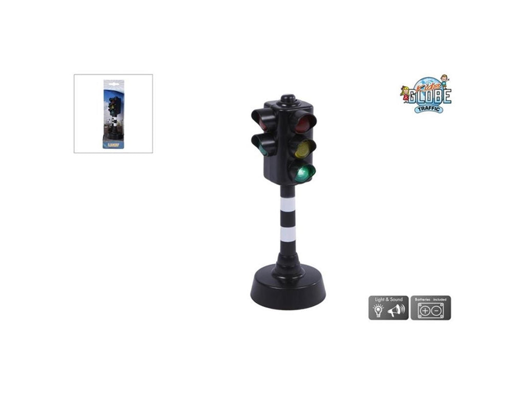 Kids globe stoplicht de luxe met licht en geluid