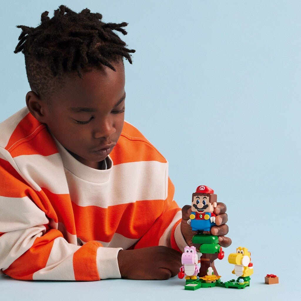 Lego 71428 super mario yoshi's egg cellent forest