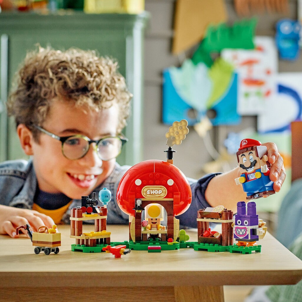 Lego 71429 super mario nabbit at toad's shop