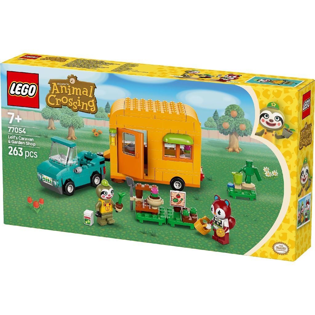 LEGO - animal crossing 77054 leifs caravan en winkel