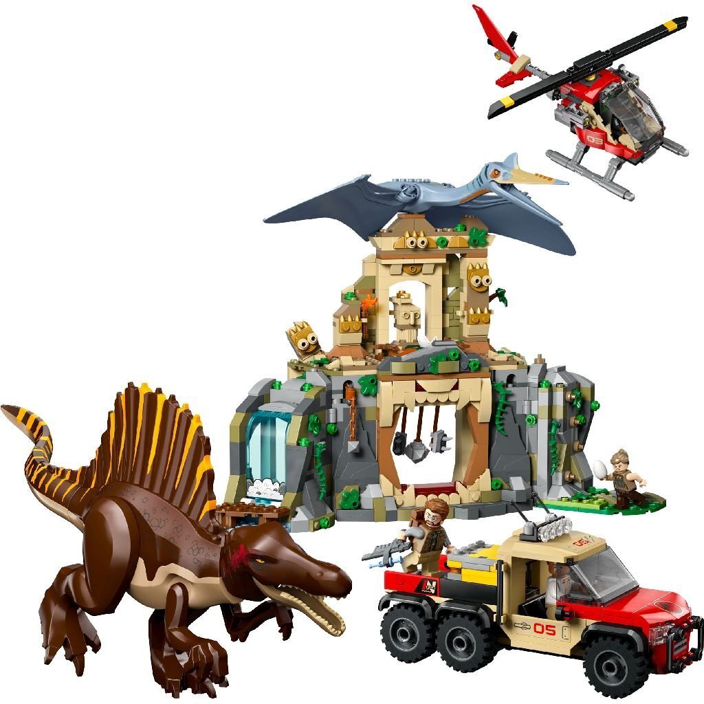 LEGO - jurassic world 76976 spinosaurus en quetzalcoatlus luchtmissie