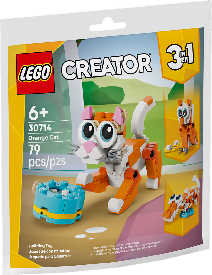 Lego impulse bag - creator oranje kat