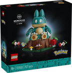 Lego pokémon munchlax figuur bouwpakket voor volwassenen en woondecoratie 72150