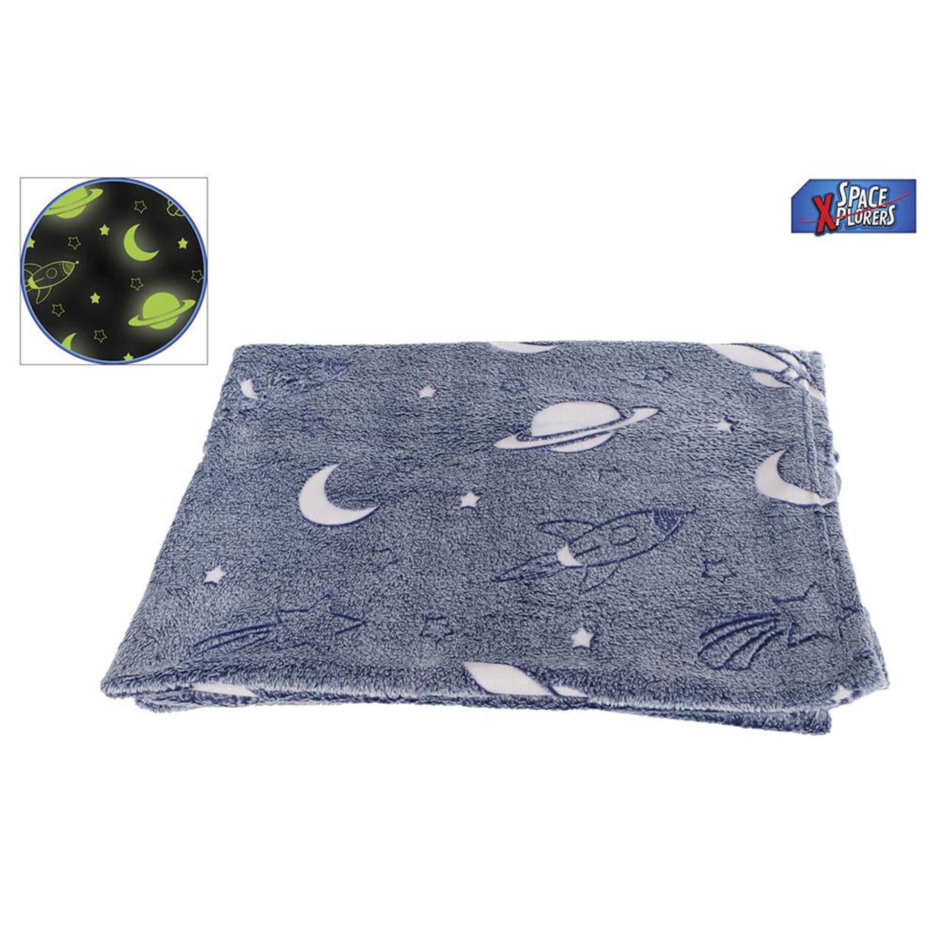 Space xplorers kleed glow in the dark