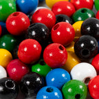 Creativ Company - Creativ Company Https://www.cchobby.nl/houten-kralen-d-10-mm-gatgrootte-3-mm-ca-70-div-diverse-kleuren-20-gr-1-doos