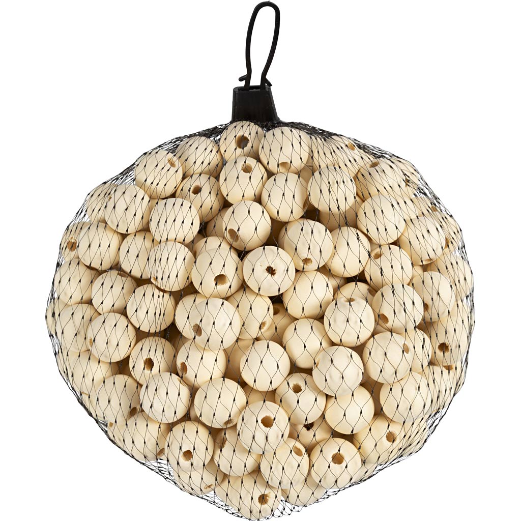 Creativ Company - Creativ Company Https://www.cchobby.nl/houten-kraal-d-20-mm-gatgrootte-4-mm-200-stuk-1-doos