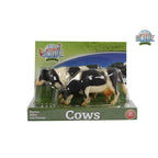 Kids Globe - Koeien zwart/wit staand 2stuks 1:32
