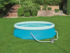 Bestway zwembad fast set rond 305 (blauw lichtblauw, incl. filterpomp (220-240v))