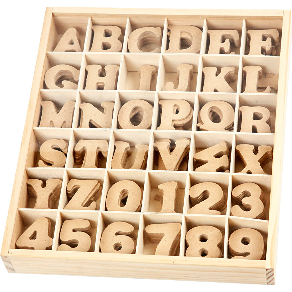 Creativ Company - Creativ Company Https://www.cchobby.nl/houten-letters-cijfers-h-4-cm-dikte-2-5-mm-288-stuk-1-doos