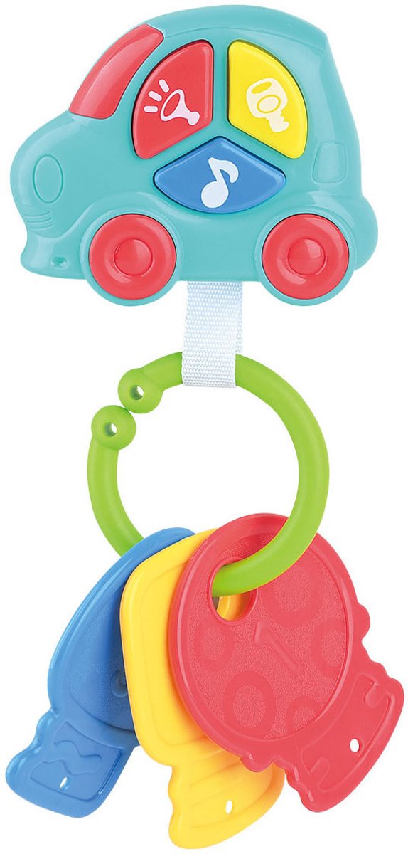 Playgo - go baby autosleutels blauw - 4dlg.
