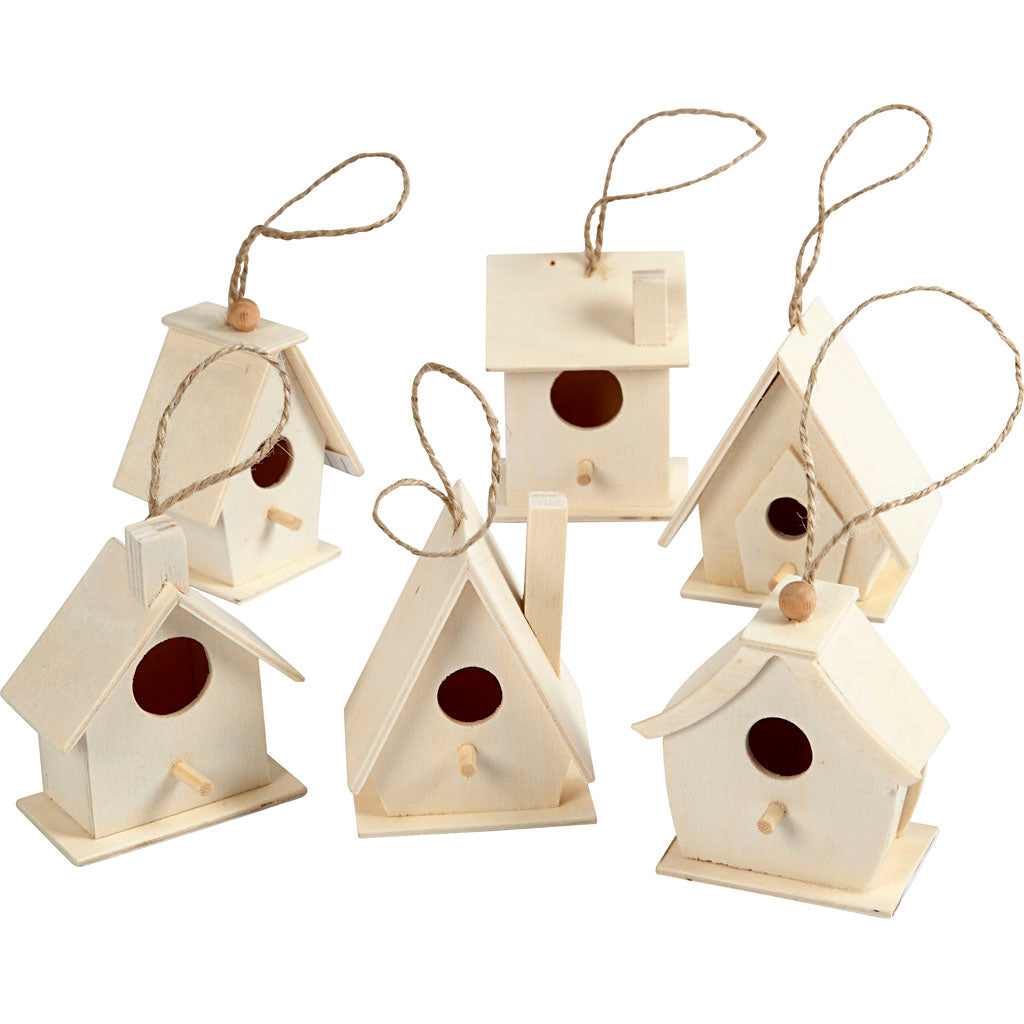 Creativ Company - Creativ Company Https://www.cchobby.nl/vogelhuis-h-7-cm-6-stuk-1-doos