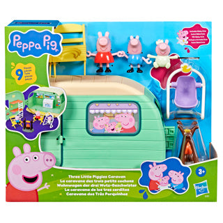 Peppa pig three little piggies caravan