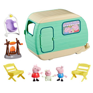 Peppa pig three little piggies caravan