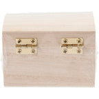 Creativ company houten schatkist met magnetische sluiting