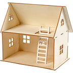 Creativ Company - Creativ Company Https://www.cchobby.nl/diy-poppenhuis-h-25-cm-afm-18x27-cm-1-stuk