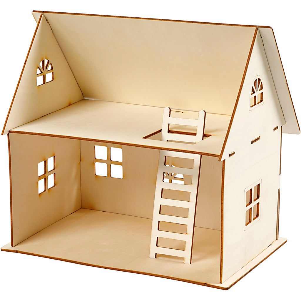 Creativ Company - Creativ Company Https://www.cchobby.nl/diy-poppenhuis-h-25-cm-afm-18x27-cm-1-stuk