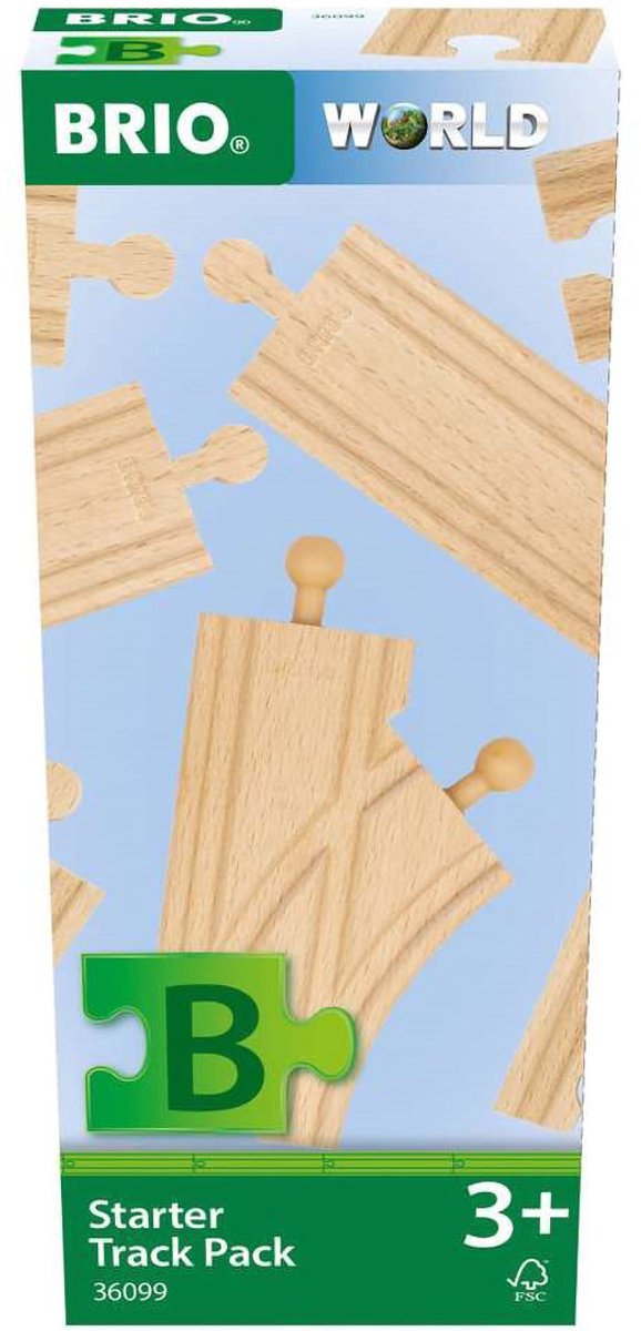 BRIO - BRIO rails start pack b - 12dlg.