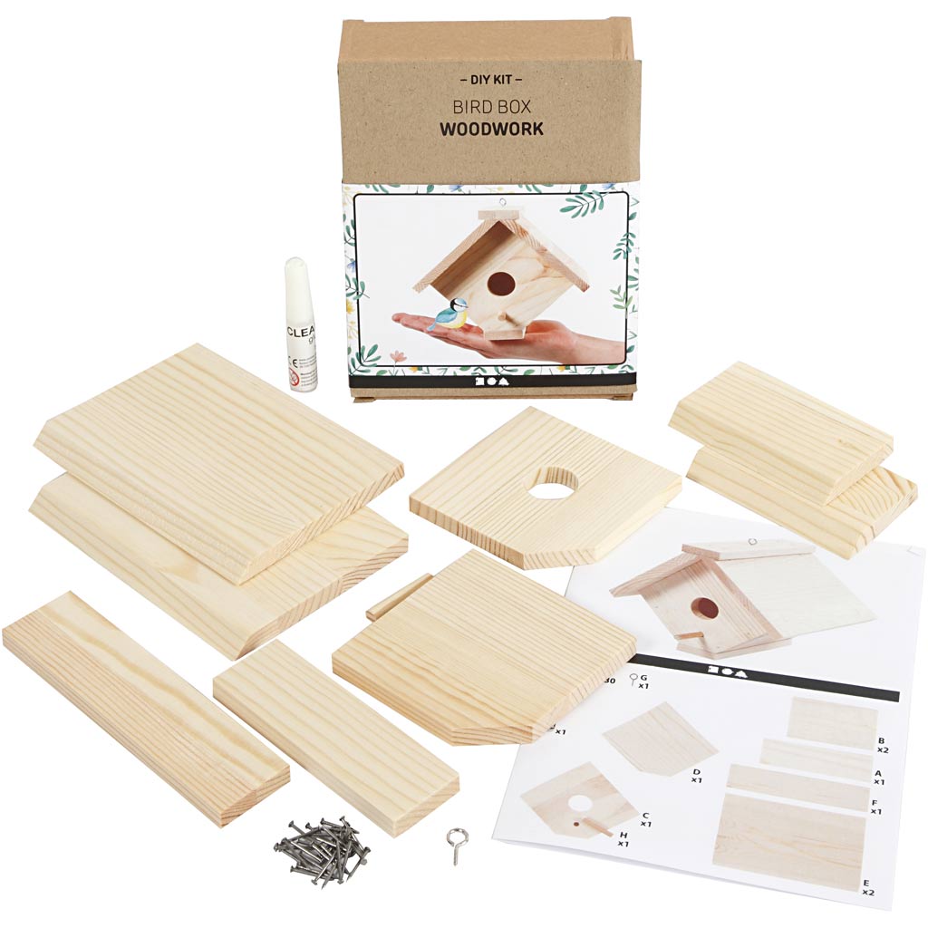 Creativ Company - Creativ Company Https://www.cchobby.nl/vogelhuisje-h-13-cm-d-14-5-cm-b-16-cm-1-stuk