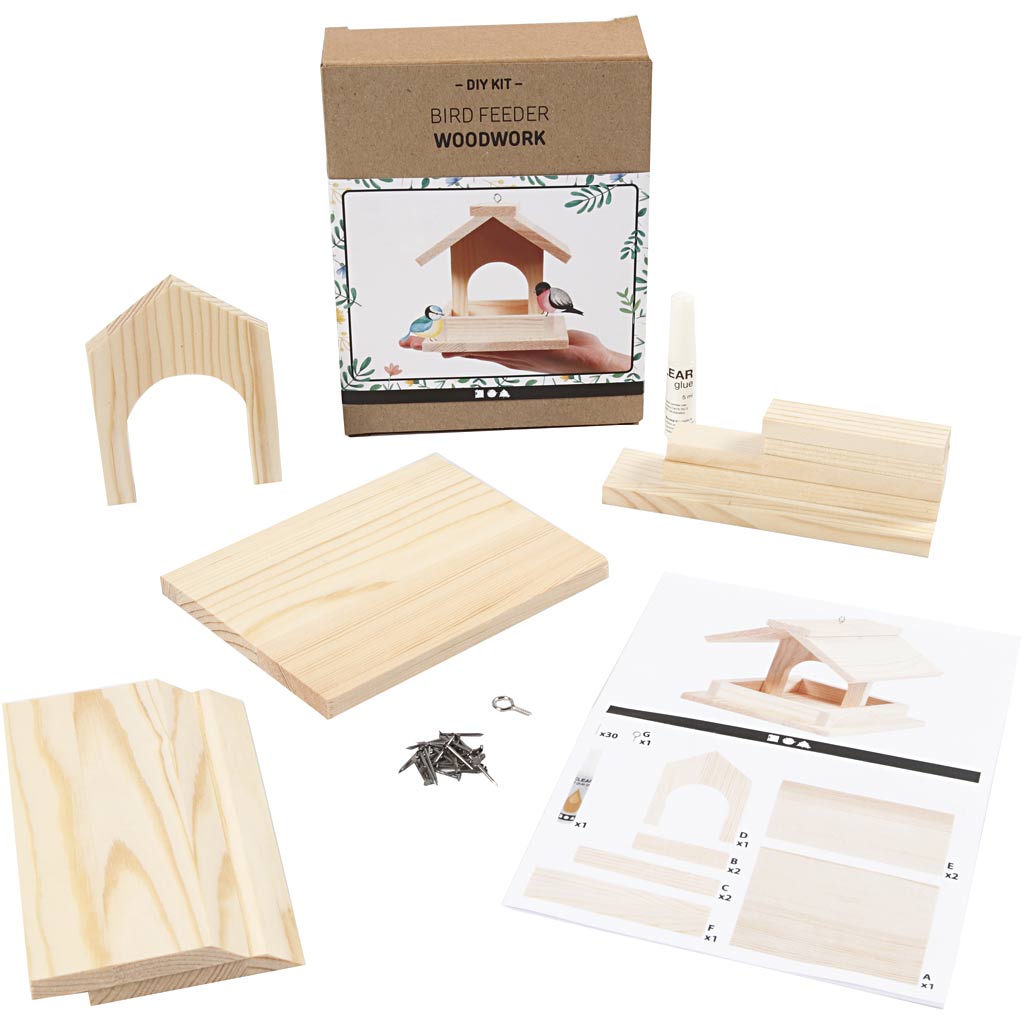 Creativ Company - Creativ Company Https://www.cchobby.nl/vogelvoederhuisje-h-12-5-cm-d-14-5-cm-b-11-5-cm-1-stuk