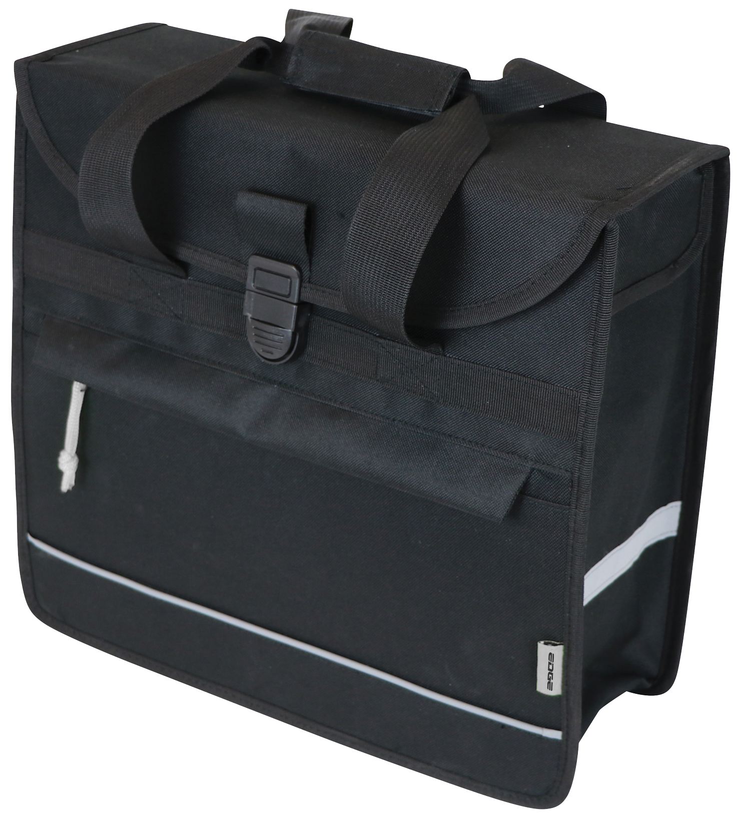 Edge Fietstas Basic Shopper 20 liter 37 x 34 x 13 cm zwart