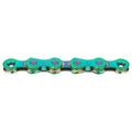 KMC - kette "x12" chain x12 126 links aurora/green