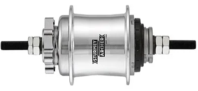 SturmeyArcher - achternaaf (l) automatic a2k 2v disc zilver