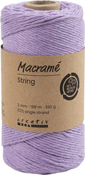 Creativ company macrame koord paars, 198m