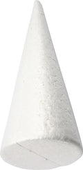 Creativ company styropor kegel wit, 35cm