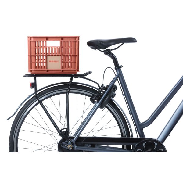 Caisse à vélo Basil S - petite - 17,5 litres - rouge