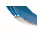 Basic kunststof slee bullet 102.5x40x23 cm blauw
