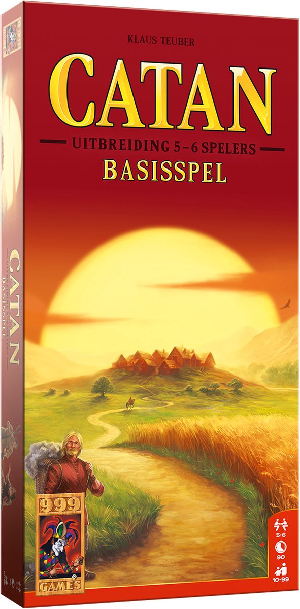 999Games - 999Games 999 games catan - uitbreiding basisspel 5-6 spelers bordspel