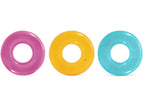Intex transparant gekleurde zwemband-roze